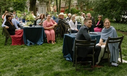 Museum Home reception in the yard